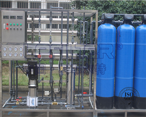 2噸每小時凈化加軟化水設備